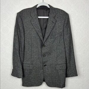 Dunhill 100% Cashmere Suit Jacket Blazer Sports Coat Grey Gray 40R